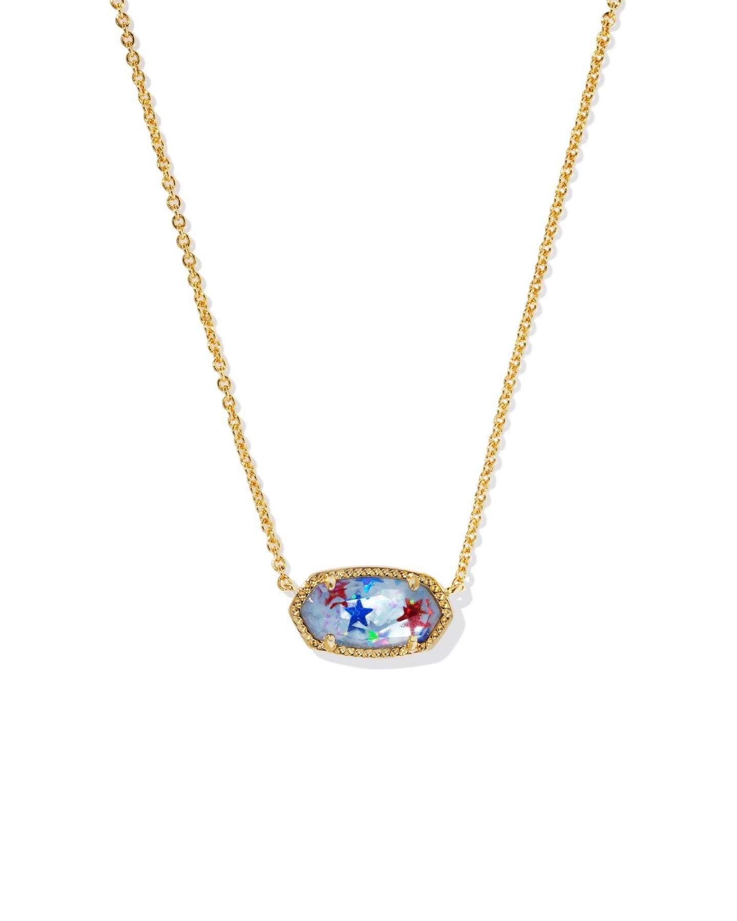 KENDRA SCOTT*新作*誕生石/ネックレス/Elisa Pendant Necklace Elisa Gold Pendant Necklace in Rose Quartz | Kendra Scott