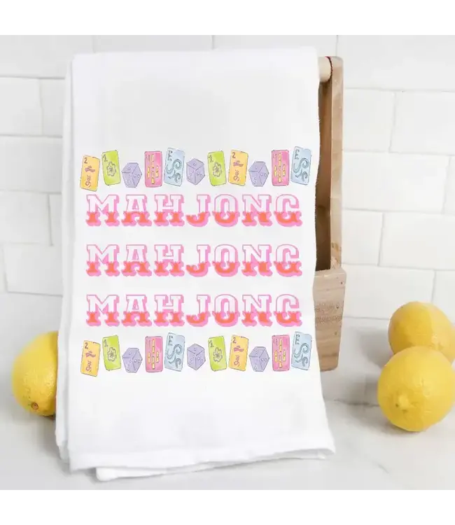 Mahjong Tea Towel