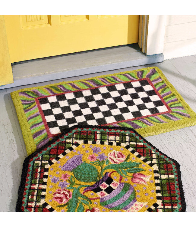 MACKENZIE CHILDS Courtly Check Entrance Mat