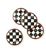 MACKENZIE CHILDS Courtly Check Enamel Coasters, Set of 4