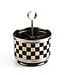 MACKENZIE CHILDS Courtly Check Supper Club Flatware Caddy