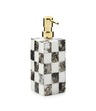 MACKENZIE CHILDS Courtly Check Capiz Soap Pump
