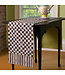 MACKENZIE CHILDS Courtly Check & Stripe Table Runner