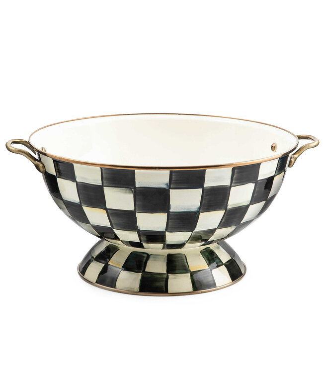 MACKENZIE CHILDS Courtly Check Enamel Everything Bowl