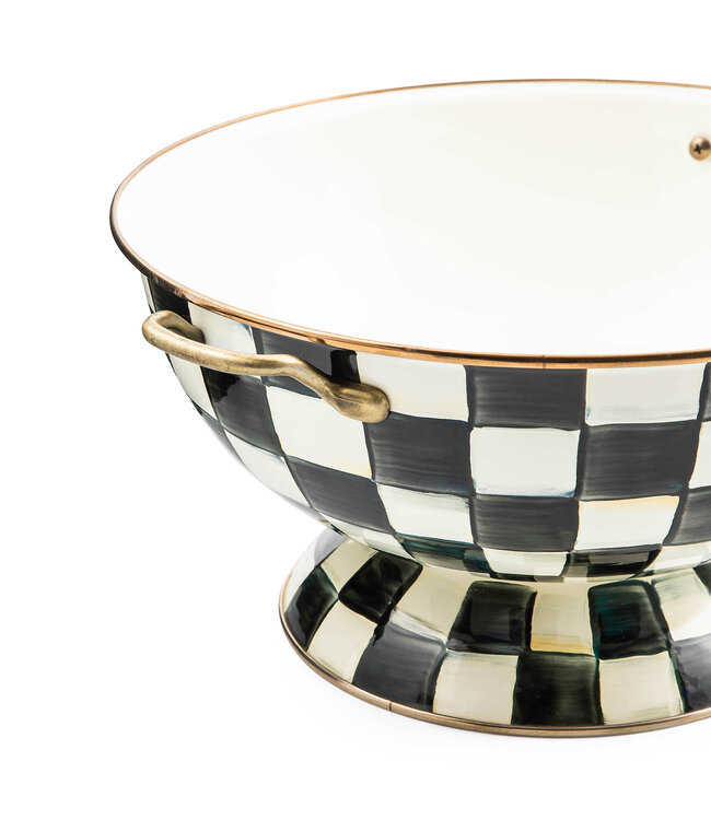 MACKENZIE CHILDS Courtly Check Enamel Everything Bowl