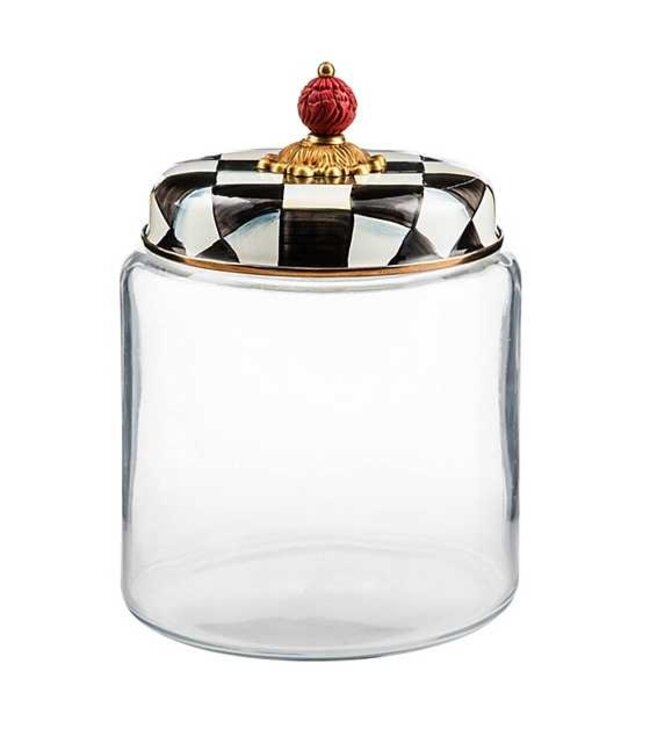MACKENZIE CHILDS Courtly Check Kitchen Canister - Large