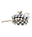 MACKENZIE CHILDS Courtly Check Enamel 3 Quart Saute Pan