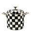 MACKENZIE CHILDS Courtly Check Enamel 7 Quart Stockpot
