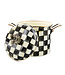 MACKENZIE CHILDS Courtly Check Enamel 7 Quart Stockpot
