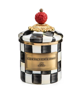 MACKENZIE CHILDS Courtly Check Mini Canister