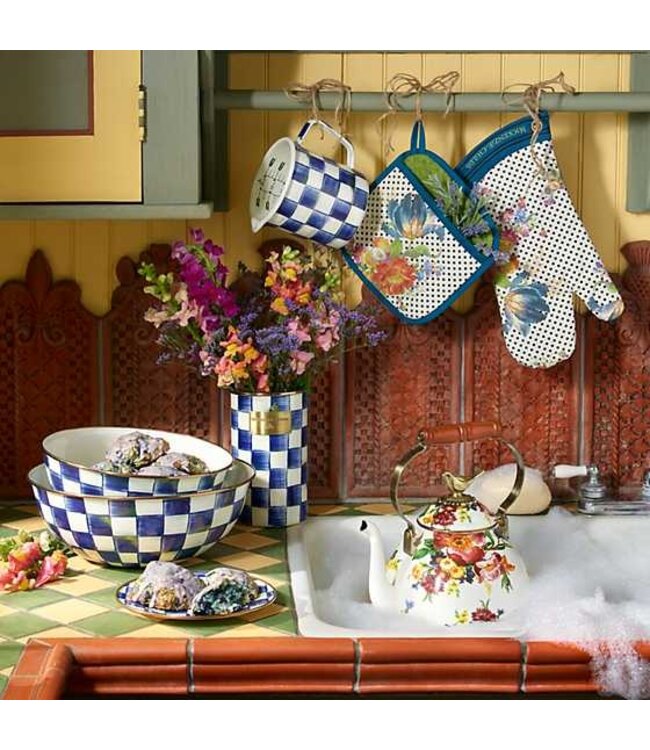 MACKENZIE CHILDS Royal Check Everyday Bowl