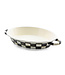 MACKENZIE CHILDS Courtly Check Medium Oval Gratin Dish