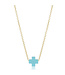 ENEWTON Egirl 14" Necklace Gold - Signature Cross Small