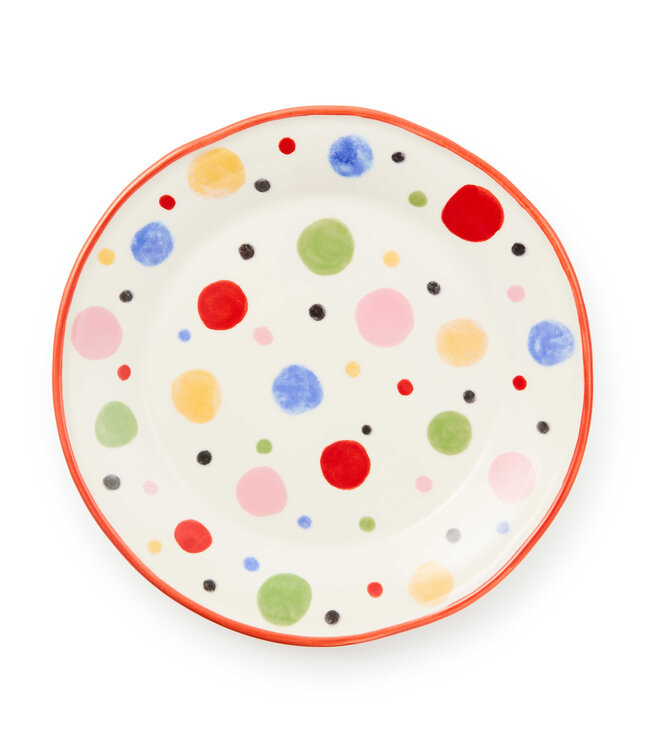 MACKENZIE CHILDS Day at the Fair Salad Plate