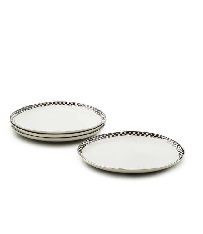 MACKENZIE CHILDS Courtly Check Everyday Dinner Plates - Sold Individually