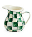 MACKENZIE CHILDS Emerald Check Creamer