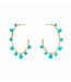 JULIE VOS Hydra Stone Hoop