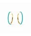 JULIE VOS Juliet Hoop Gold