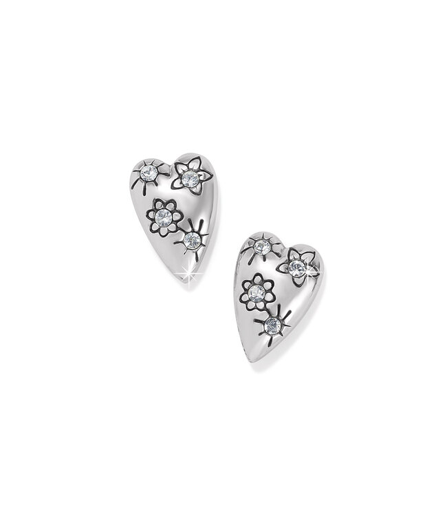 BRIGHTON Sparkling Heart Mini Post Earrings
