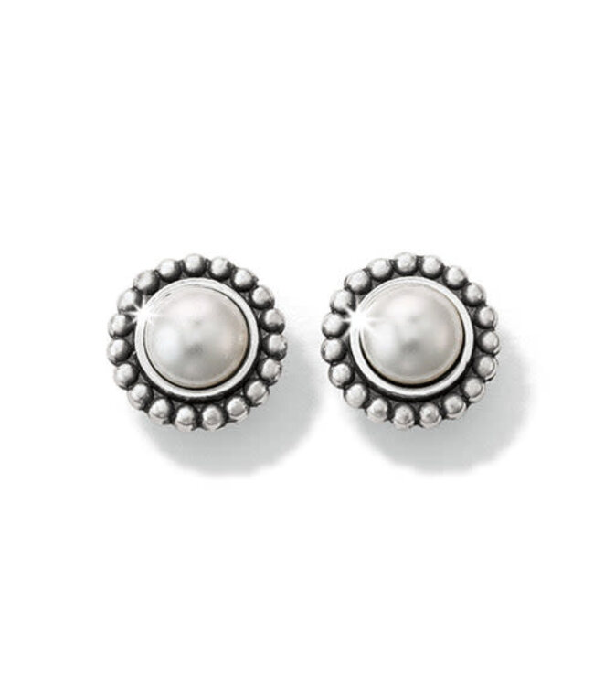 BRIGHTON Luster Mini Post Earrings - Pearl