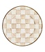 MACKENZIE CHILDS Mocha Check Salad Plate