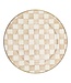 MACKENZIE CHILDS Mocha Check Serving Platter