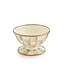 MACKENZIE CHILDS Mocha Check Ice Cream Dish