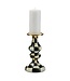 MACKENZIE CHILDS Courtly Check Enamel Pillar Candlestick - Medium