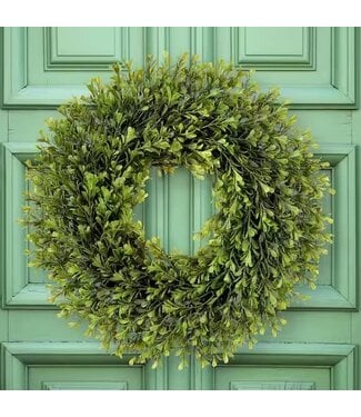 Spring Boxwood Wreath 16"