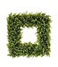 Spring Boxwood Square Wreath 16"