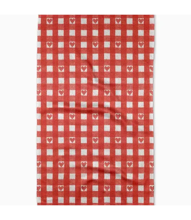 GEOMETRY Amorcito Gingham Tea Towel