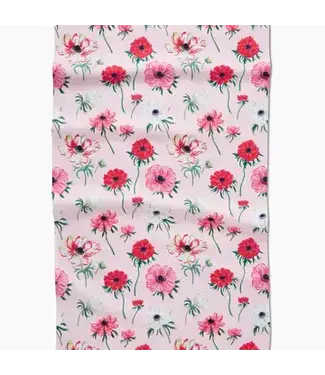 GEOMETRY Anemone Garden Flowers Tea Towel