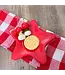Holiday Red 8" Melamine Star Shape Plate