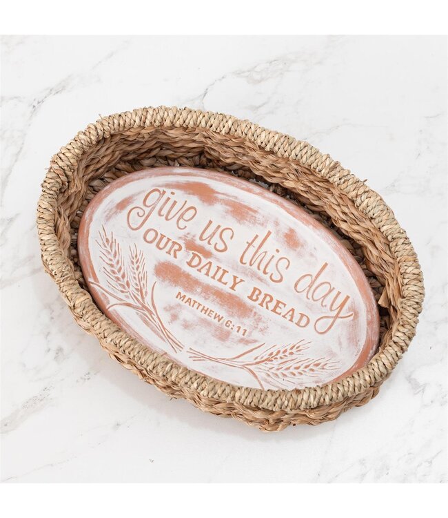 Bread Warmer Basket With Stone