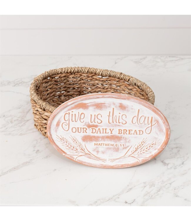 Bread Warmer Basket With Stone