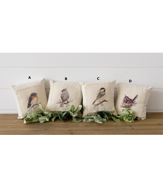 Mini Pillows - Birds On Branch - Sold Individually
