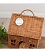 Woven House Basket With Handle