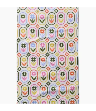 GEOMETRY Petal Patchwork Tea Towel