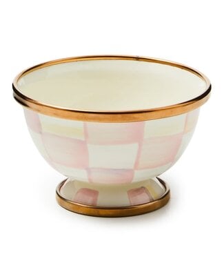 MACKENZIE CHILDS Rosy Check Little Sugar Bowl