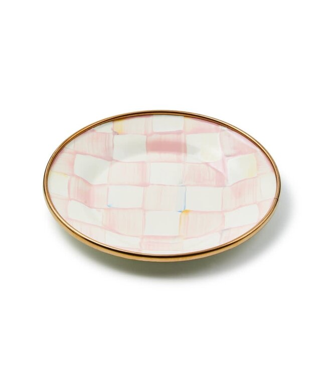 MACKENZIE CHILDS Individual Rosy Check Appetizer Plate