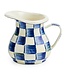 MACKENZIE CHILDS Royal Check Enamel Creamer