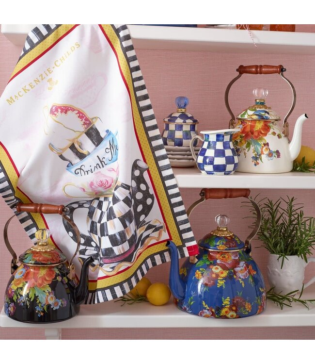 MACKENZIE CHILDS Royal Check Enamel Creamer