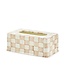 MACKENZIE CHILDS Mocha Check Standard Tissue Box Cover