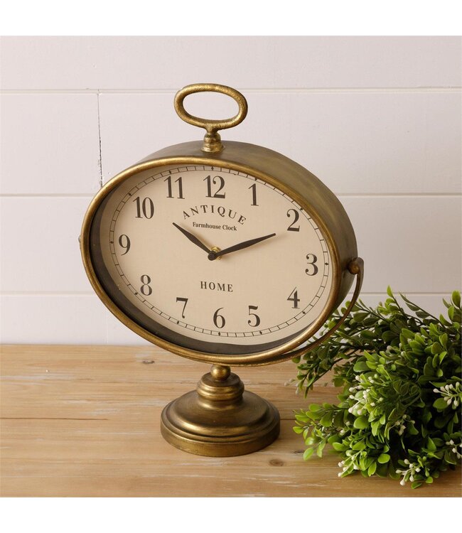 Oval Table Clock - Amber Marie and Company