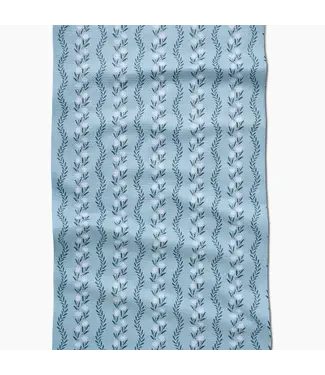 GEOMETRY Vintage Floral Stripe Tea Towel