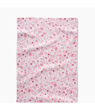 GEOMETRY Water Floral Tea Towel