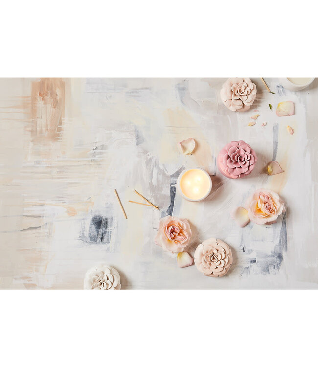 Ceramic Flower Candle