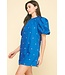 Miggy Star Embroidered Mini Dress