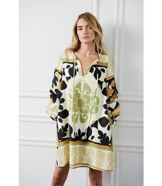 Jeinny Printed Mini House Dress