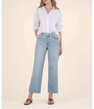 KUT FROM THE KLOTH Charlotte High Rise Culottes With Raw Hem